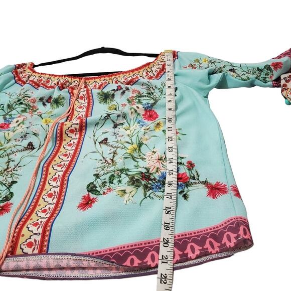 UMGEE Straight Off the Runway Off the Shoulder Top boho chic - Picture 13 of 15